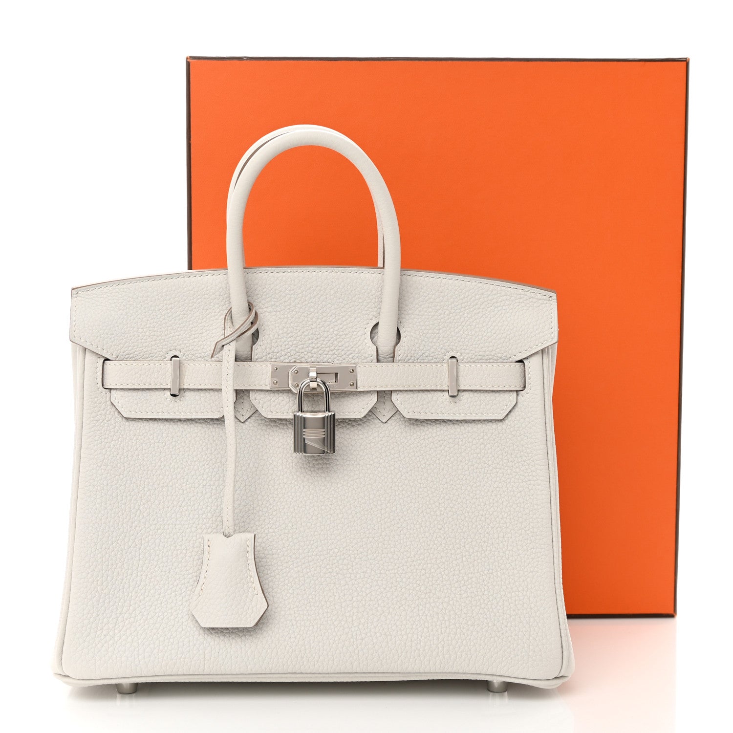 Hermes Togo Birkin 25 Gris Pale 15 of 15