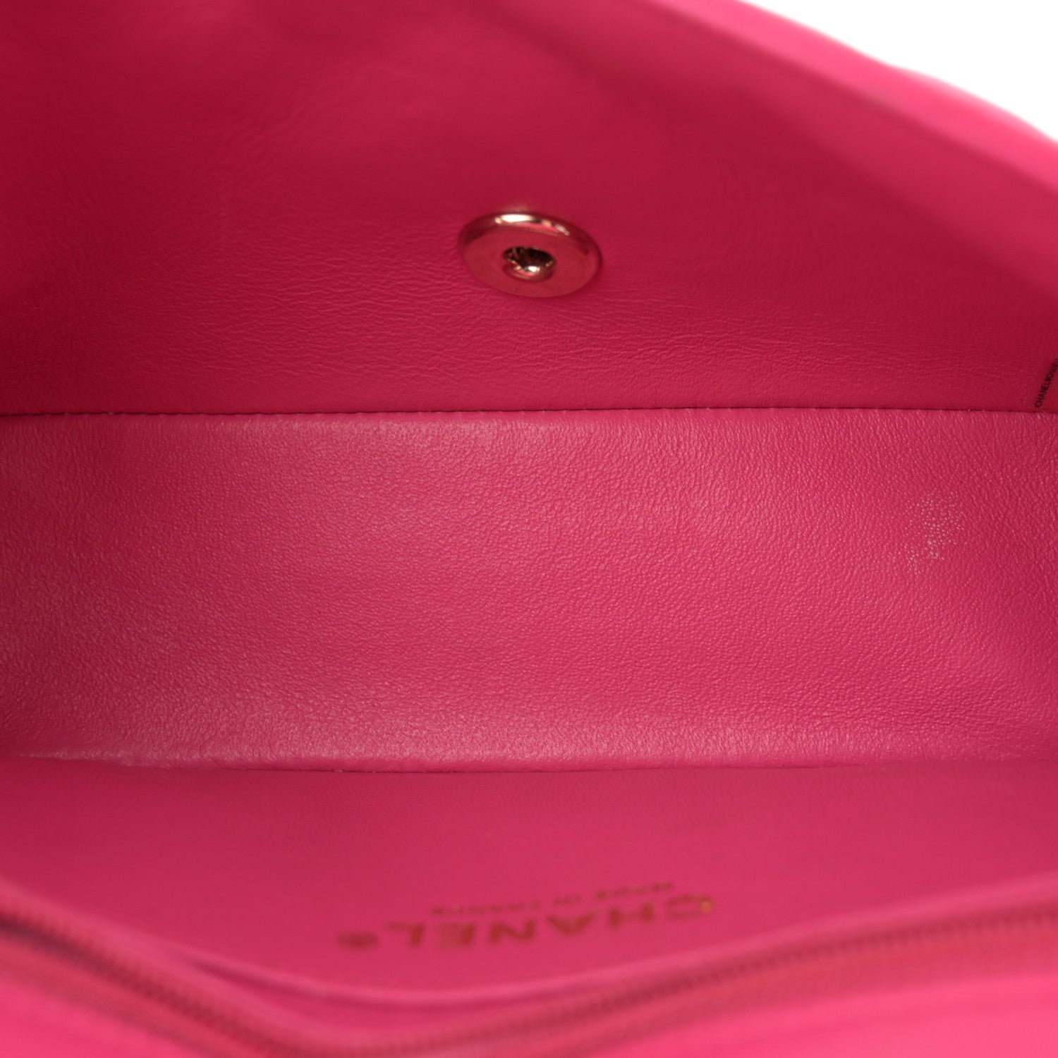 Chanel Lambskin Quilted Mini Rectangular Flap Fuchsia 5 of 14