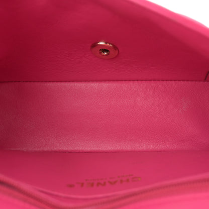 Chanel Lambskin Quilted Mini Rectangular Flap Fuchsia 5 of 14