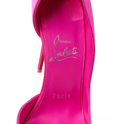 Christian Louboutin Satin Iriza 100 Pumps 37.5 Bolerose 7 of 8