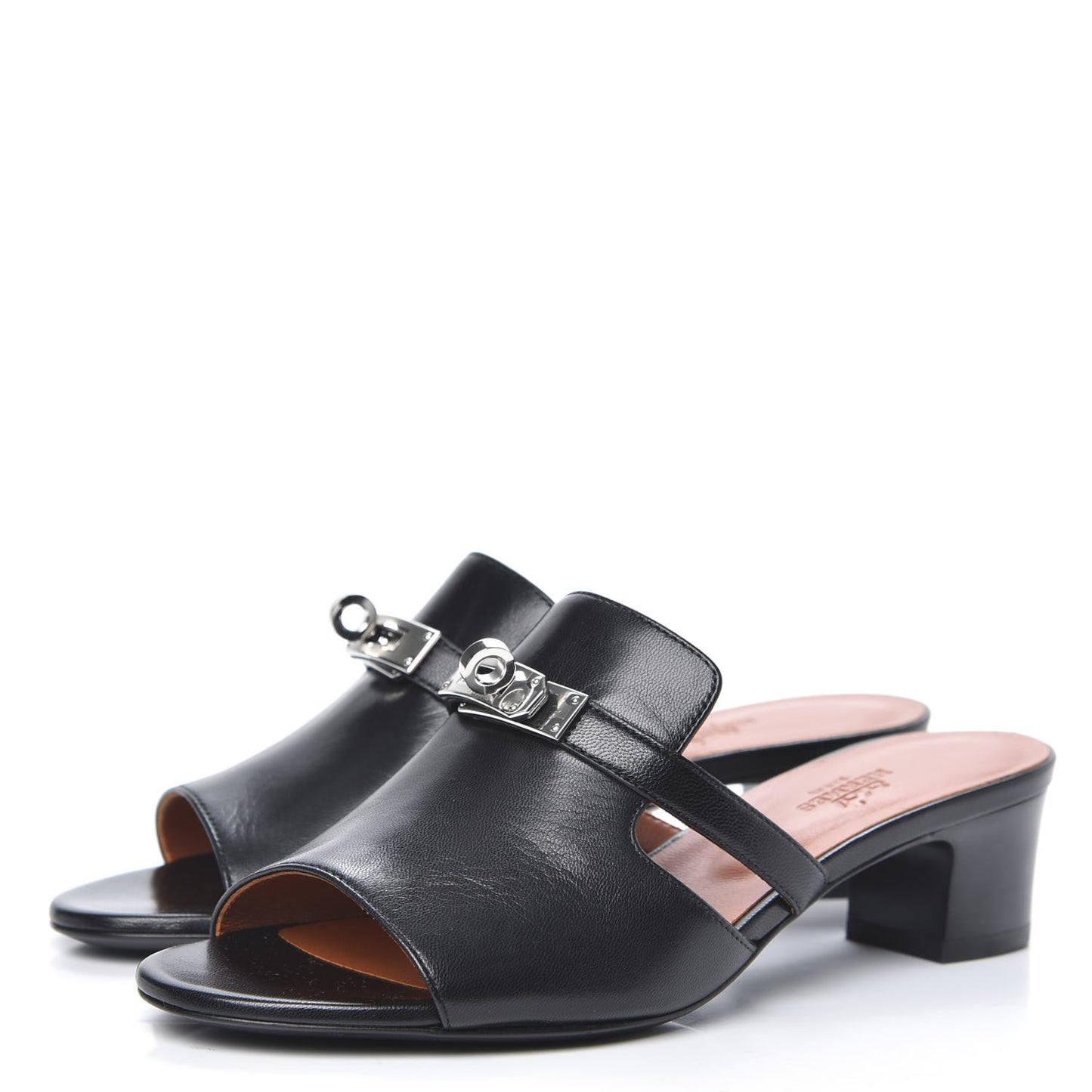 Goatskin Candy Sandals 37.5 Black