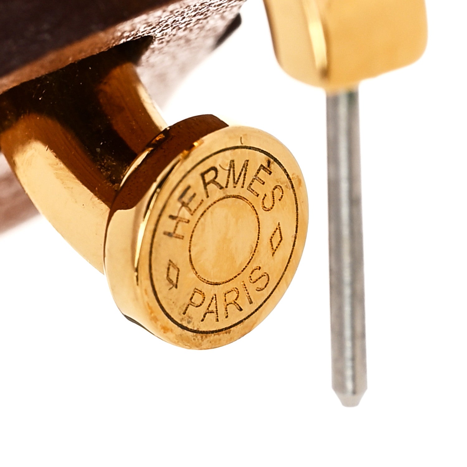Hermes Swift O'Kelly Earrings Gold 4 of 7