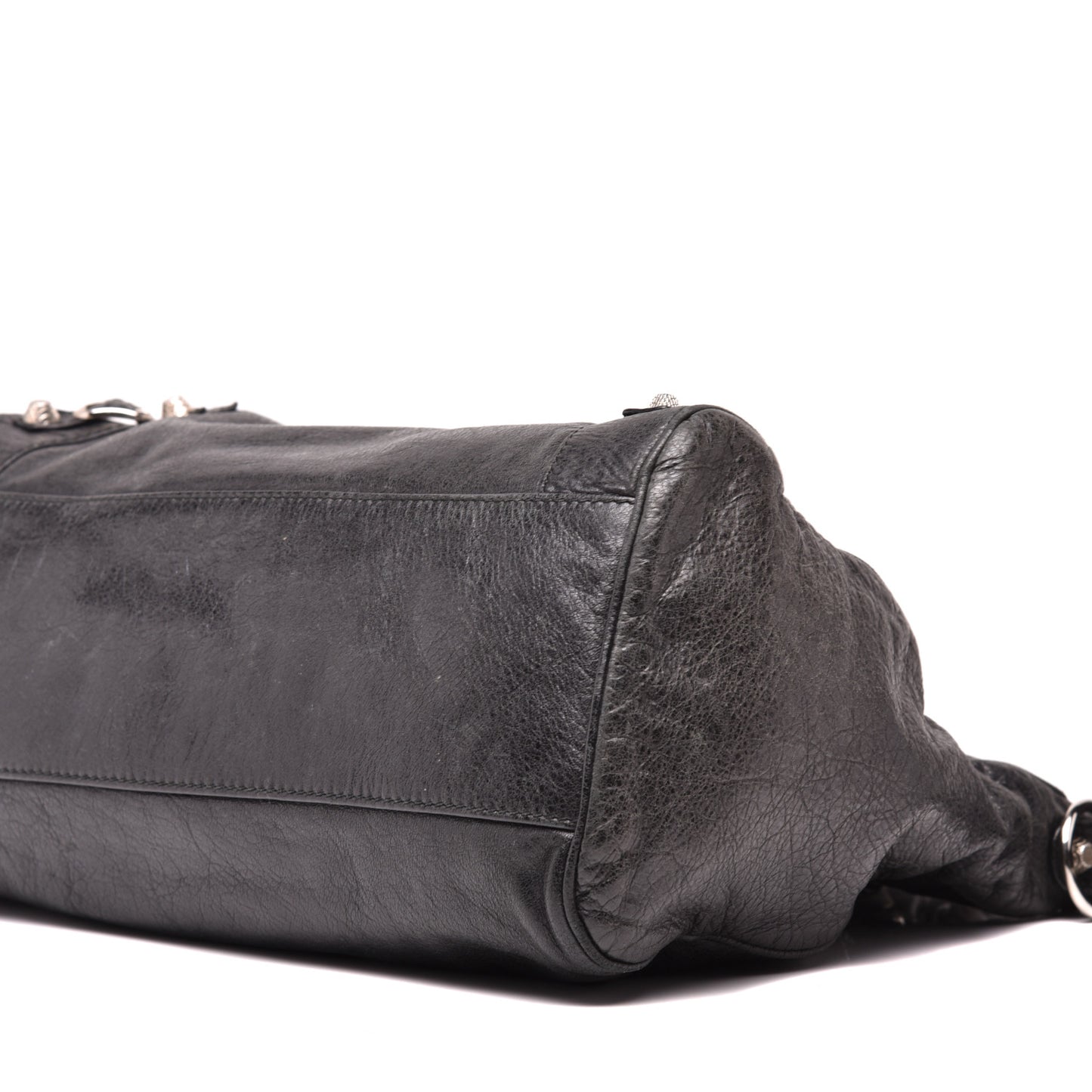 Agneau Giant 12 Silver Hardware Velo Black