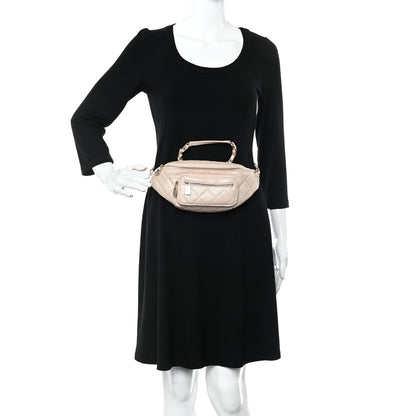 Chanel Iridescent Calfskin Quilted All About Waist Belt Bag Beige 2 of 11