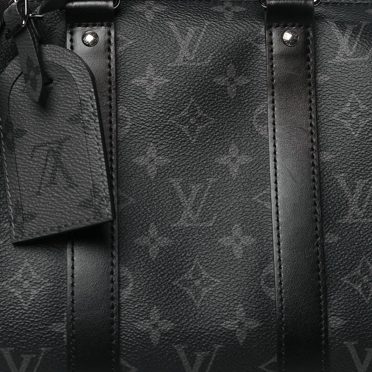 Louis Vuitton Monogram Eclipse Reverse Keepall Bandouliere 35 7 of 9