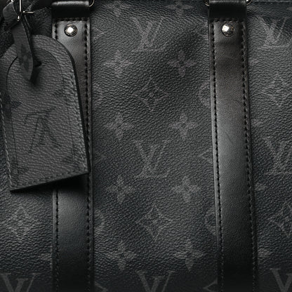 Louis Vuitton Monogram Eclipse Reverse Keepall Bandouliere 35 7 of 9