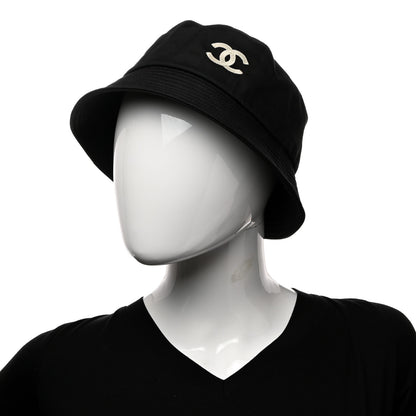 Chanel Canvas CC Bucket Hat S Black 2 of 8