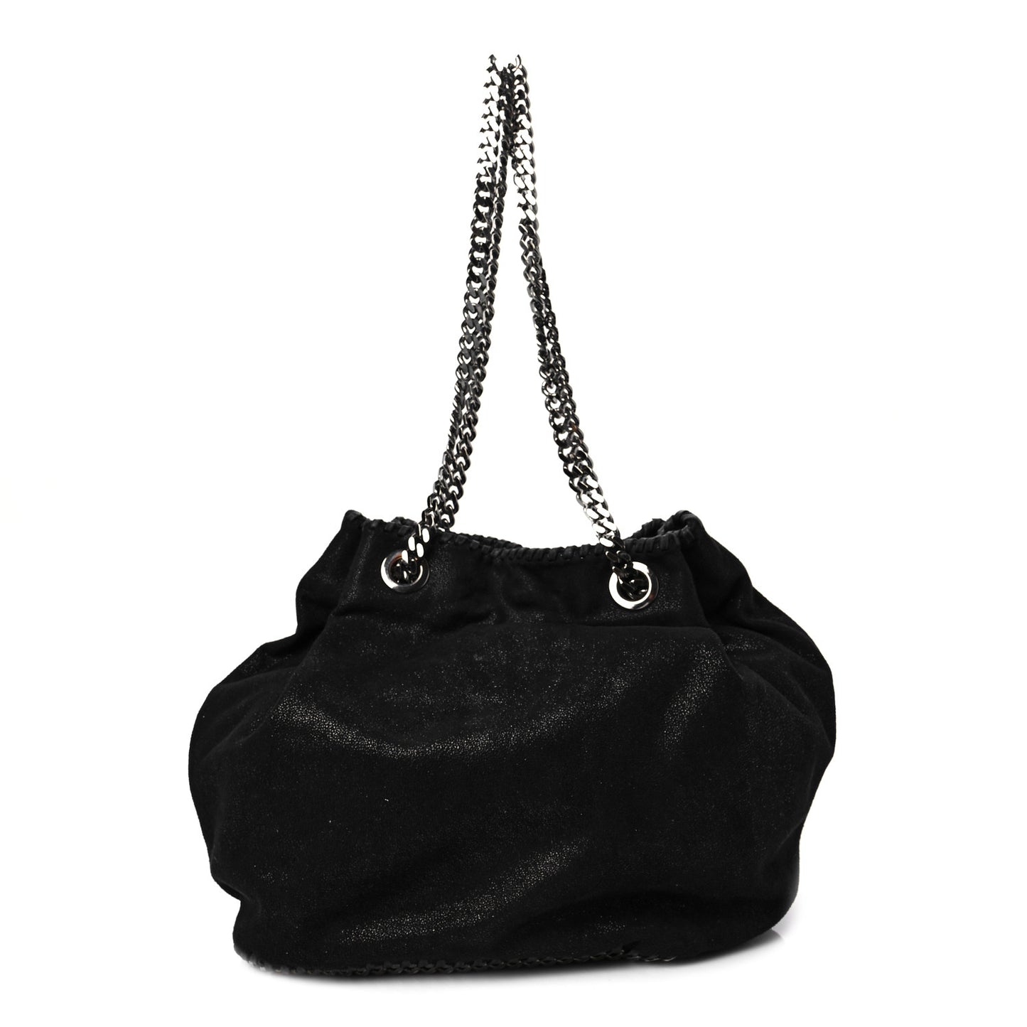 Shaggy Deer Falabella Bucket Bag Black