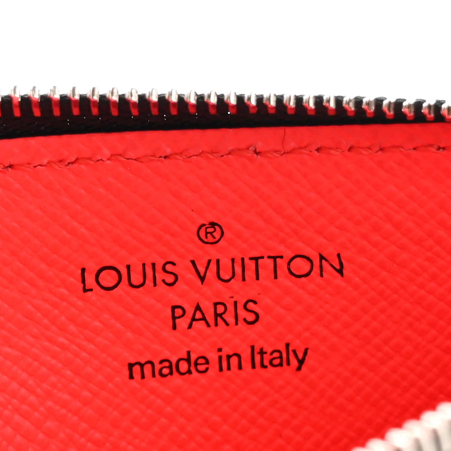 Louis Vuitton Taigarama Coin Card Holder Fire Red 6 of 7