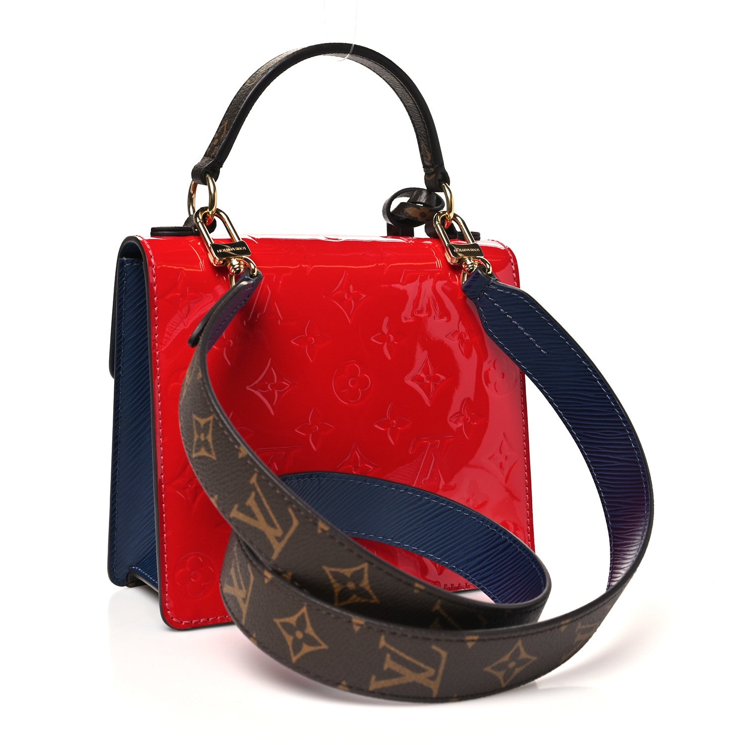 Louis Vuitton Vernis Epi Monogram Spring Street Scarlet 3 of 9