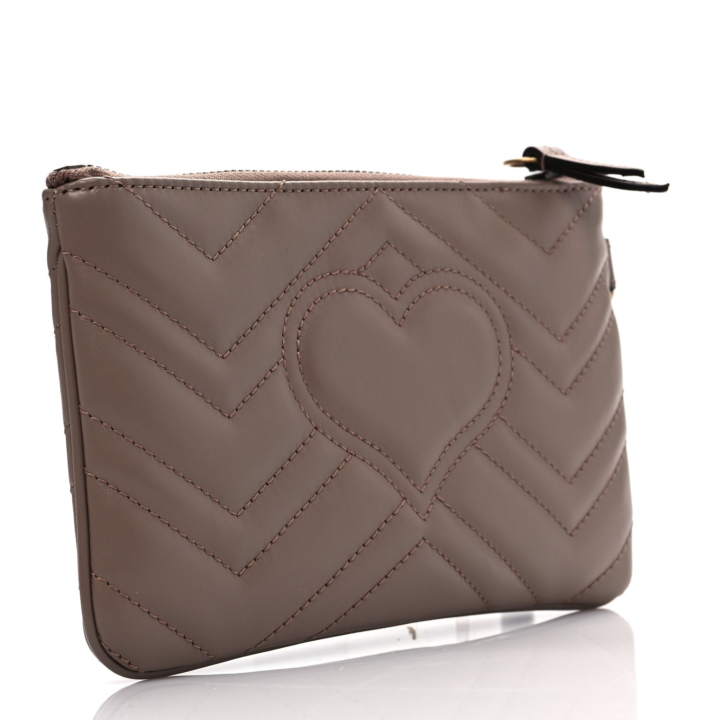 Calfskin Matelasse GG Marmont Wrist Wallet Porcelain Rose