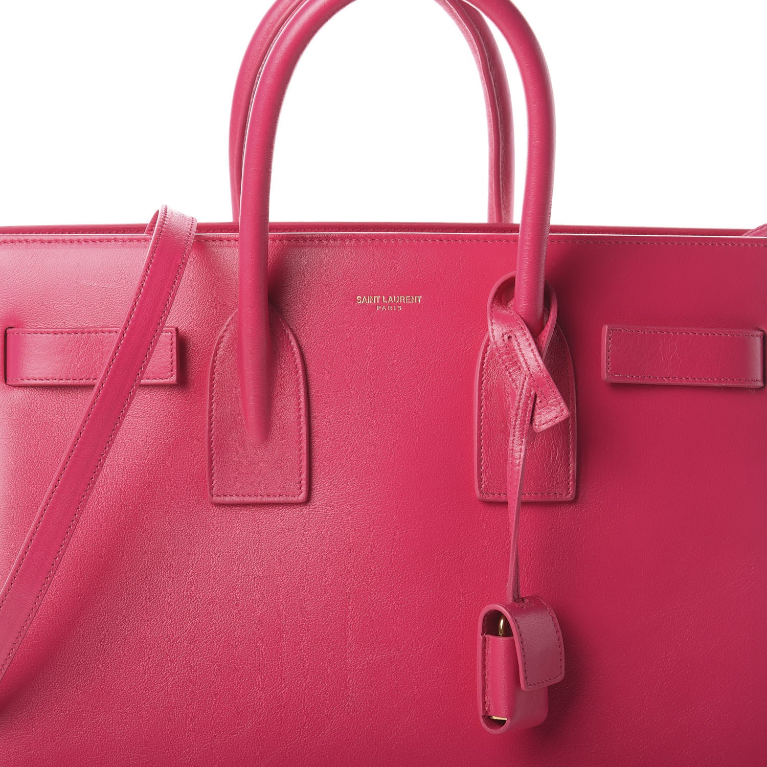 Saint Laurent Calfskin Small Sac De Jour Lipstick Pink 6 of 8