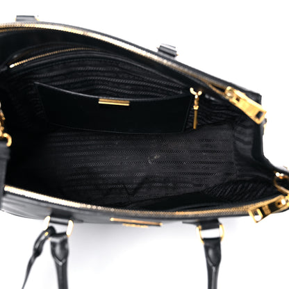 Prada Saffiano Large Galleria Double Zip Tote Black 5 of 27