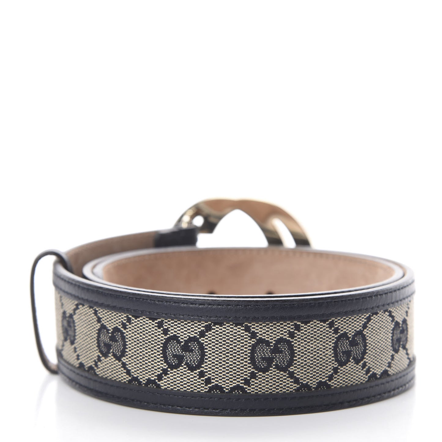 Monogram Interlocking G Belt 80 32 Navy