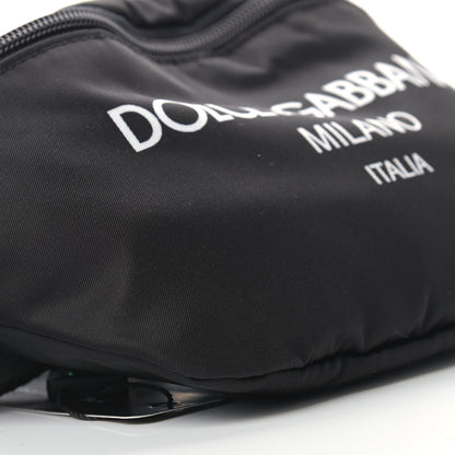Dolce & Gabbana Nylon Logo Belt Bag Black 7 of 9