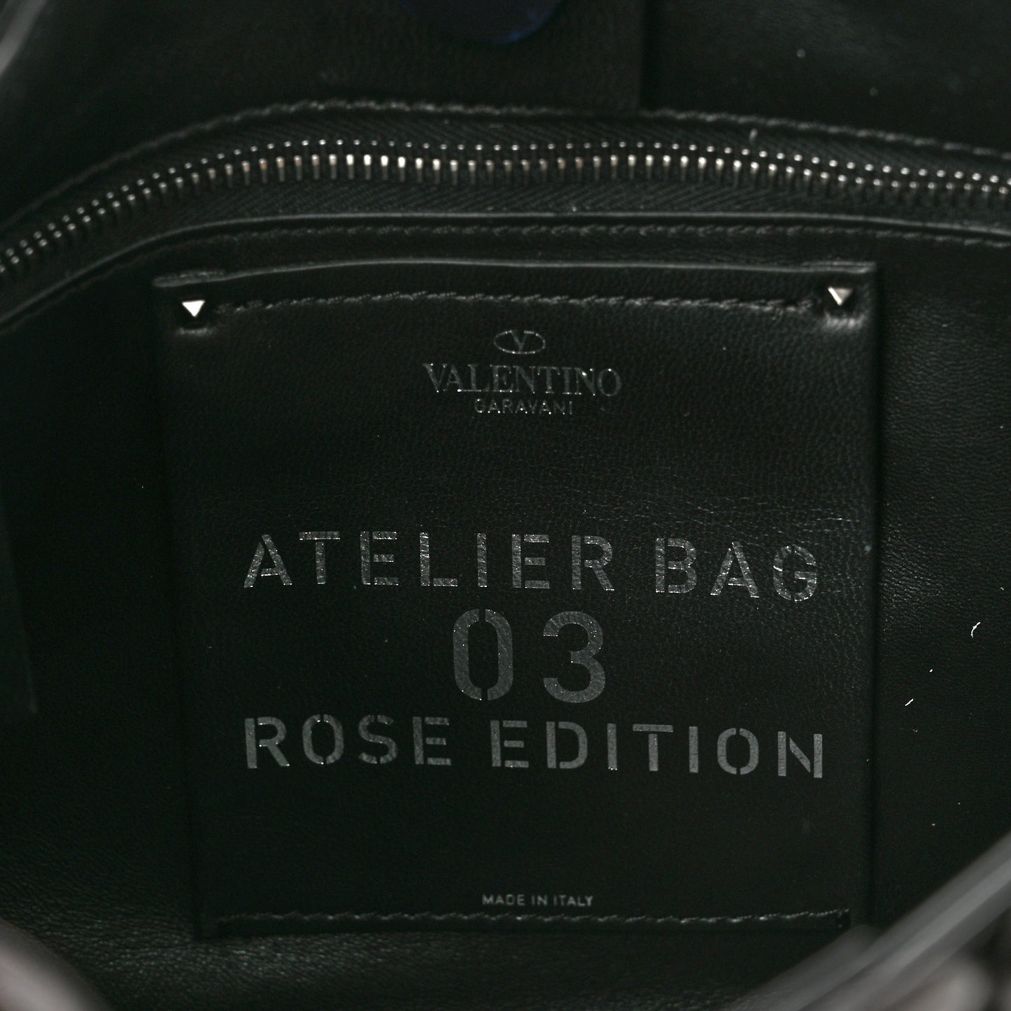 Nappa Atelier 03 Rose Edition Small Hobo Black