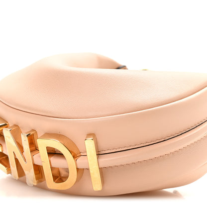 Fendi Vitello Grace Matte Nano Fendigraphy Hobo Charm Light Rose 10 of 10