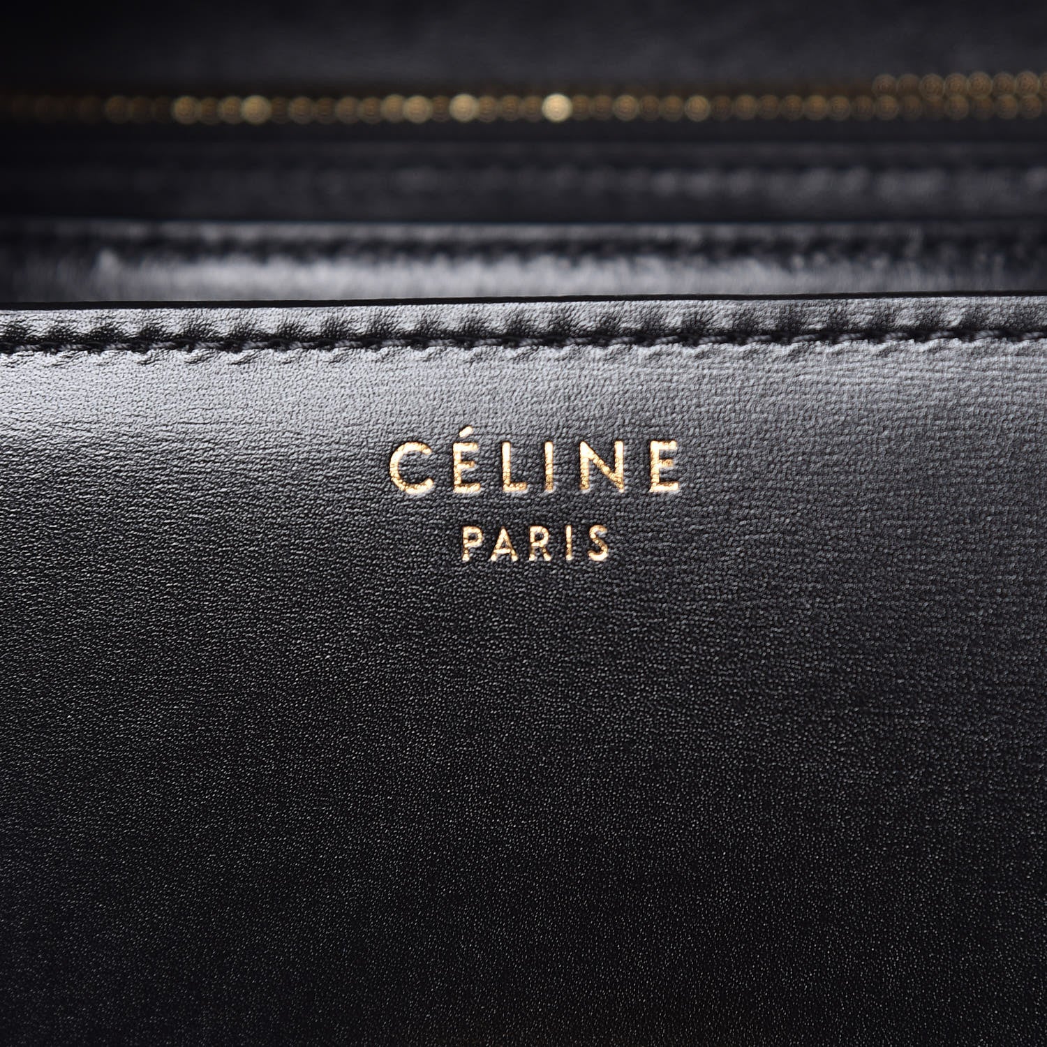 Celine Box Calfskin Medium Classic Box Flap Bag Black 8 of 11