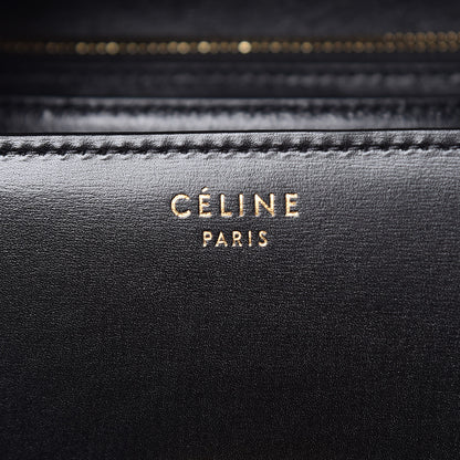 Celine Box Calfskin Medium Classic Box Flap Bag Black 8 of 11