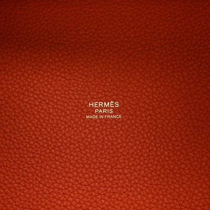 Hermes Taurillon Clemence Picotin Lock 18 PM Cuivre 6 of 10