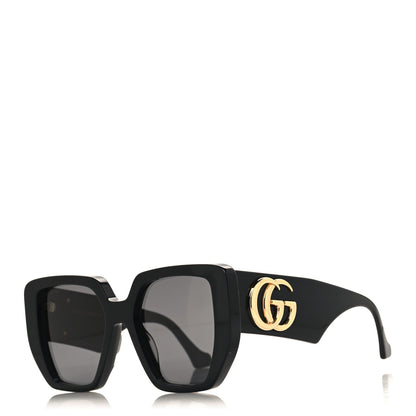 Gucci Acetate Square Frame Sunglasses Black 1 of 7