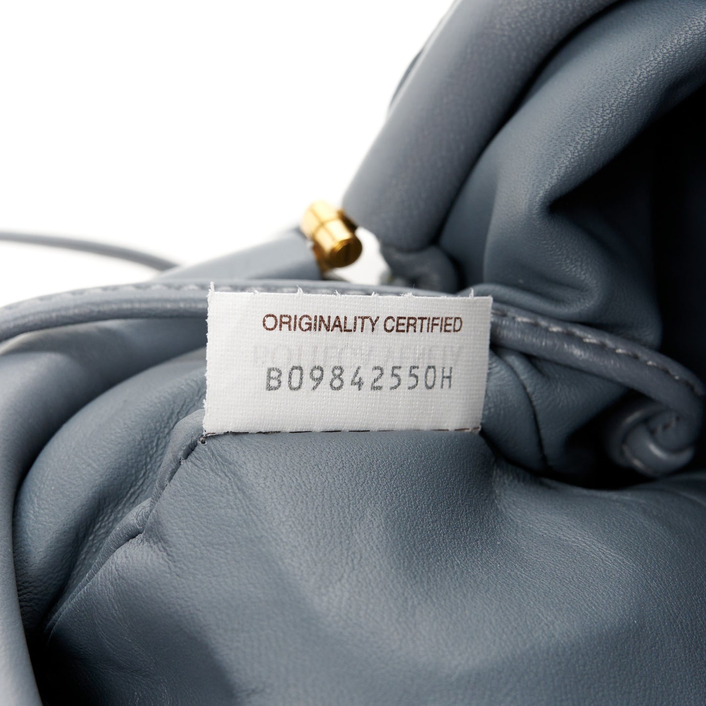 Nappa Intrecciato The Mini Pouch Thunder