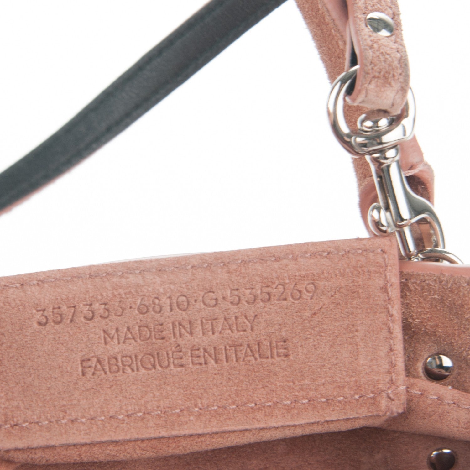 Balenciaga Baby Daim Suede Papier Mini A4 Zip Around Tote Bois De Rose 7 of 8
