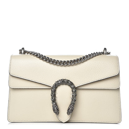Gucci Textured Calfskin Crystal Small Dionysus Shoulder Bag Mystic White 1 of 10