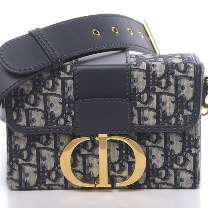 Christian Dior Oblique 30 Montaigne Box Bag Blue 7 of 10