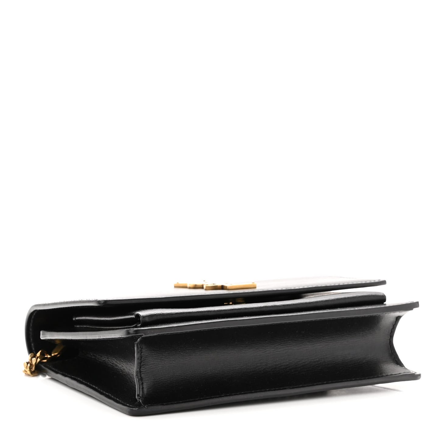 Calfskin Monogram Sunset Chain Wallet Black