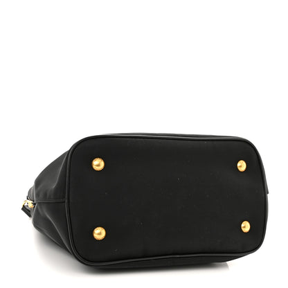 Prada Tessuto Nylon Soft Calf Small Tote Black 4 of 10