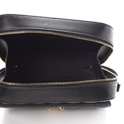 Saint Laurent Lambskin Matelasse Monogram Vicky Camera Bag Black 8 of 19