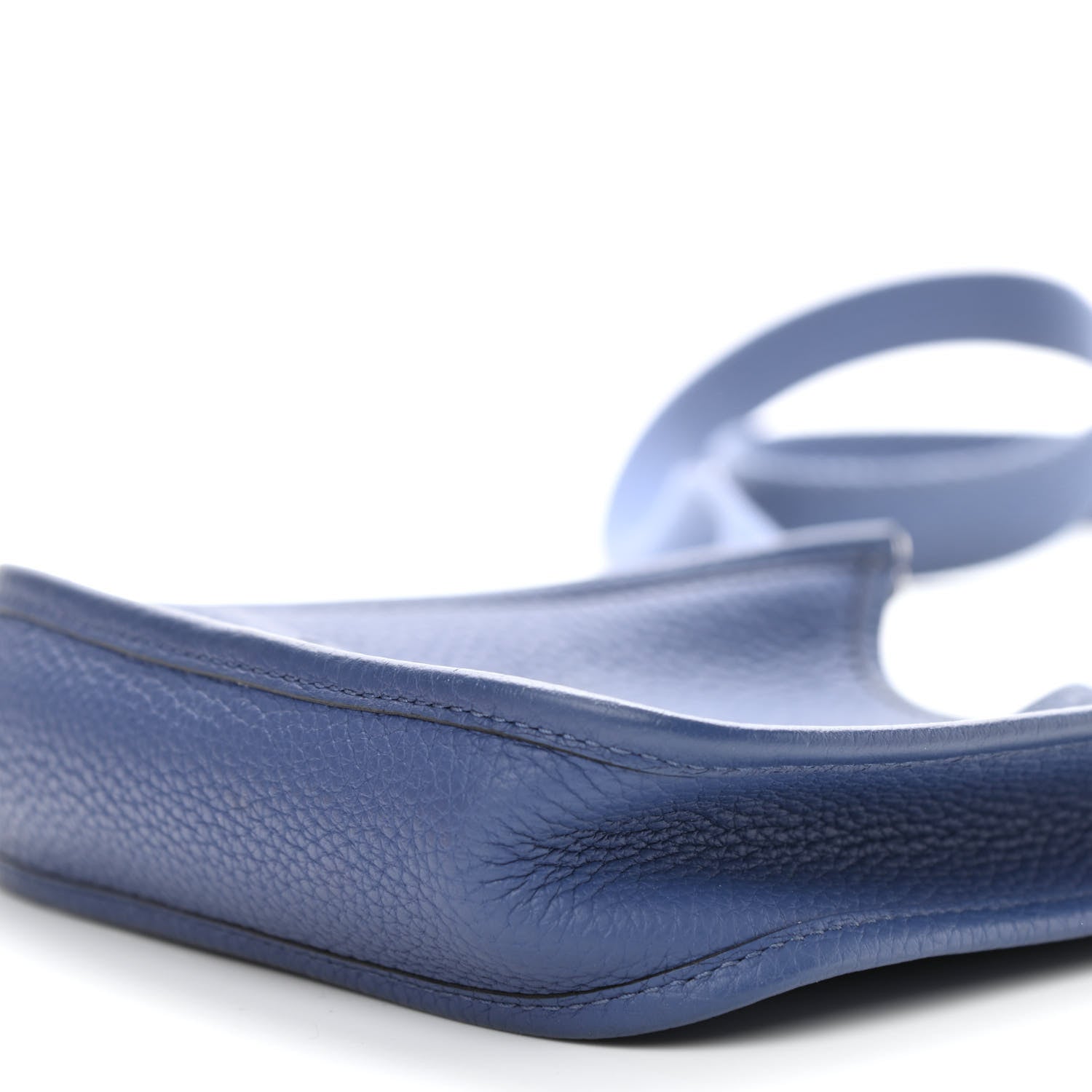 Hermes Taurillon Clemence Evelyne TPM Bleu Brighton 5 of 9