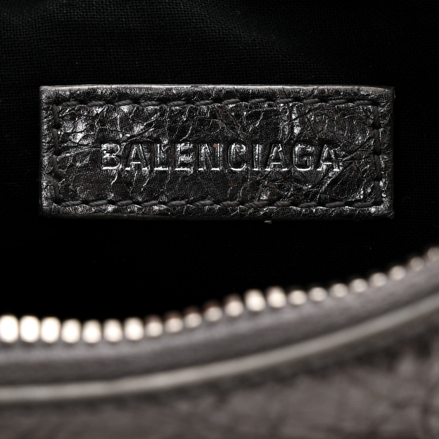 Balenciaga Metallic Agneau Arena Le Cagole Shoulder Bag XS Silver 7 of 11