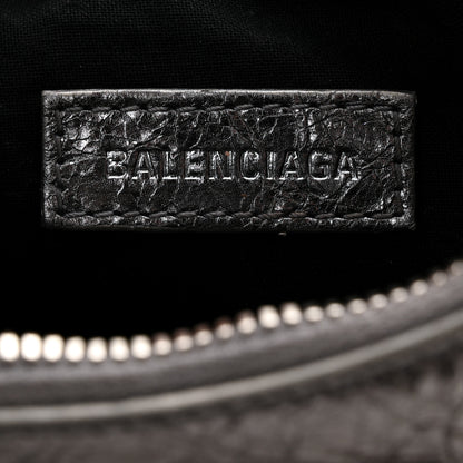 Balenciaga Metallic Agneau Arena Le Cagole Shoulder Bag XS Silver 7 of 11