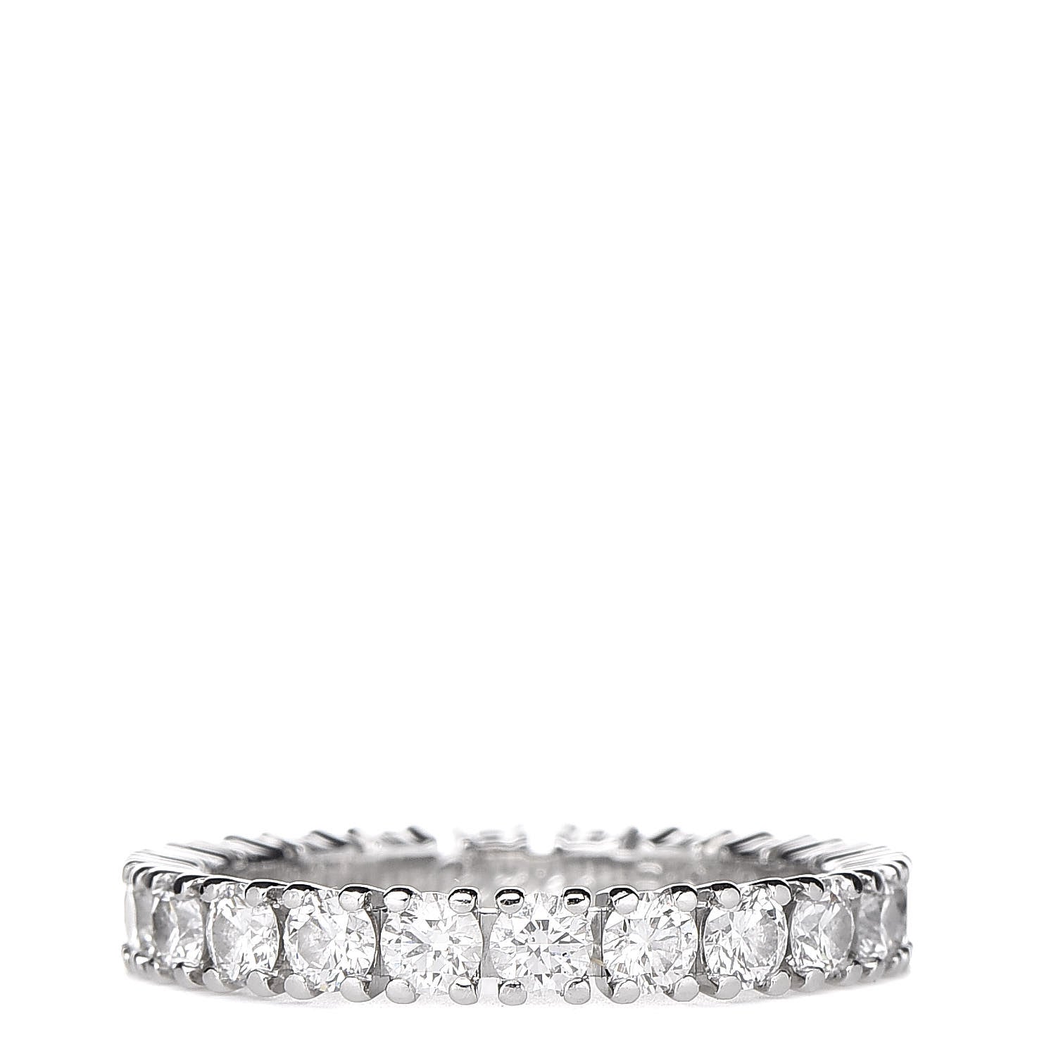 Cartier Platinum Diamond 1.52ct Eternity Ring 52 6 1 of 6