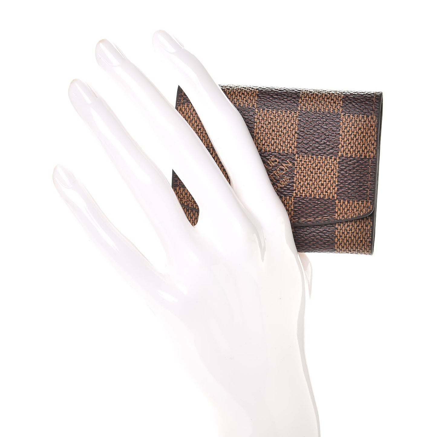 Damier Ebene Cufflinks Case