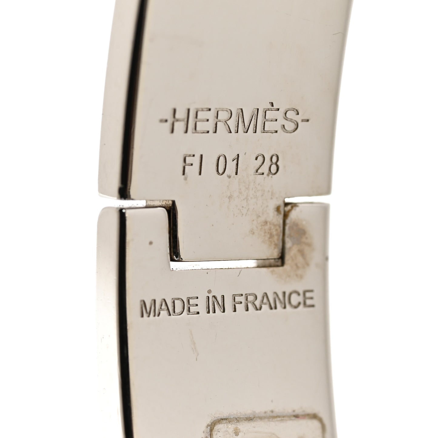 Enamel Narrow Clic Clac H Bracelet PM Orange