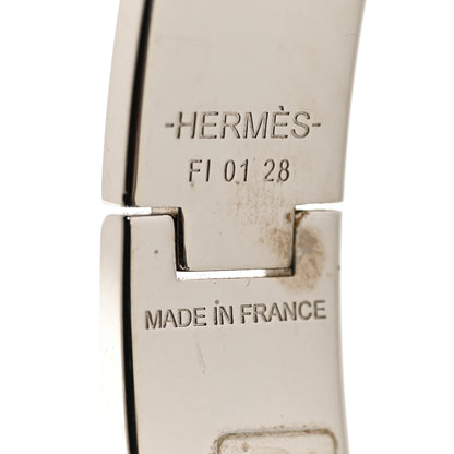 Hermes Enamel Narrow Clic Clac H Bracelet PM Orange 4 of 4