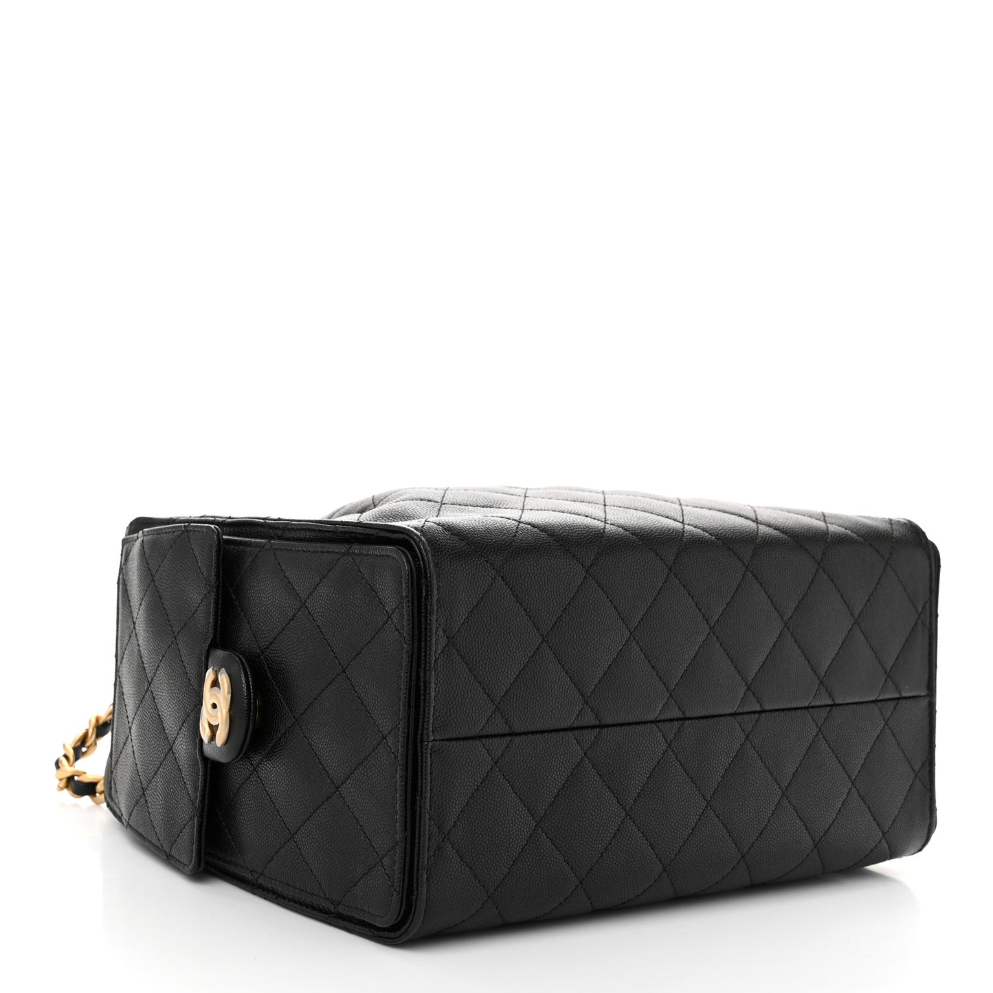 Caviar Quilted Small Chanel 25 Handbag Black