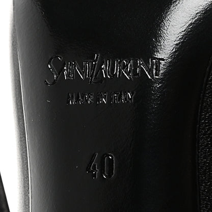Saint Laurent Lambskin Elysee Pumps 40 Black 8 of 9
