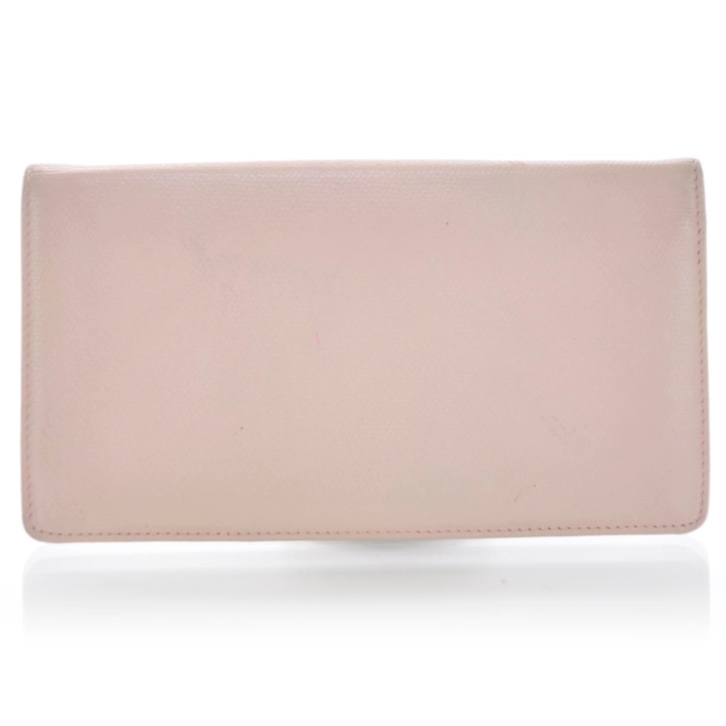 Leather Long Wallet Pink
