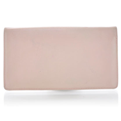 Chanel Leather Long Wallet Pink 3 of 8