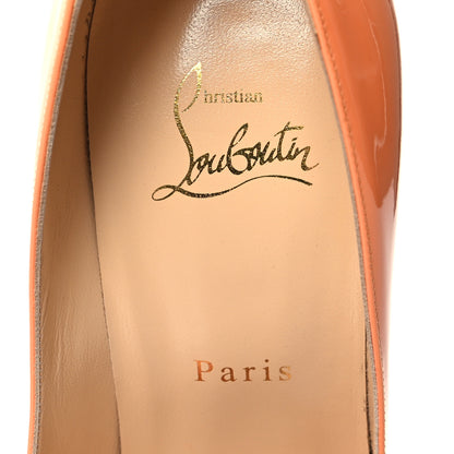 Christian Louboutin Patent Pigalle Follies 100 Pumps 38.5 Sunset 7 of 8