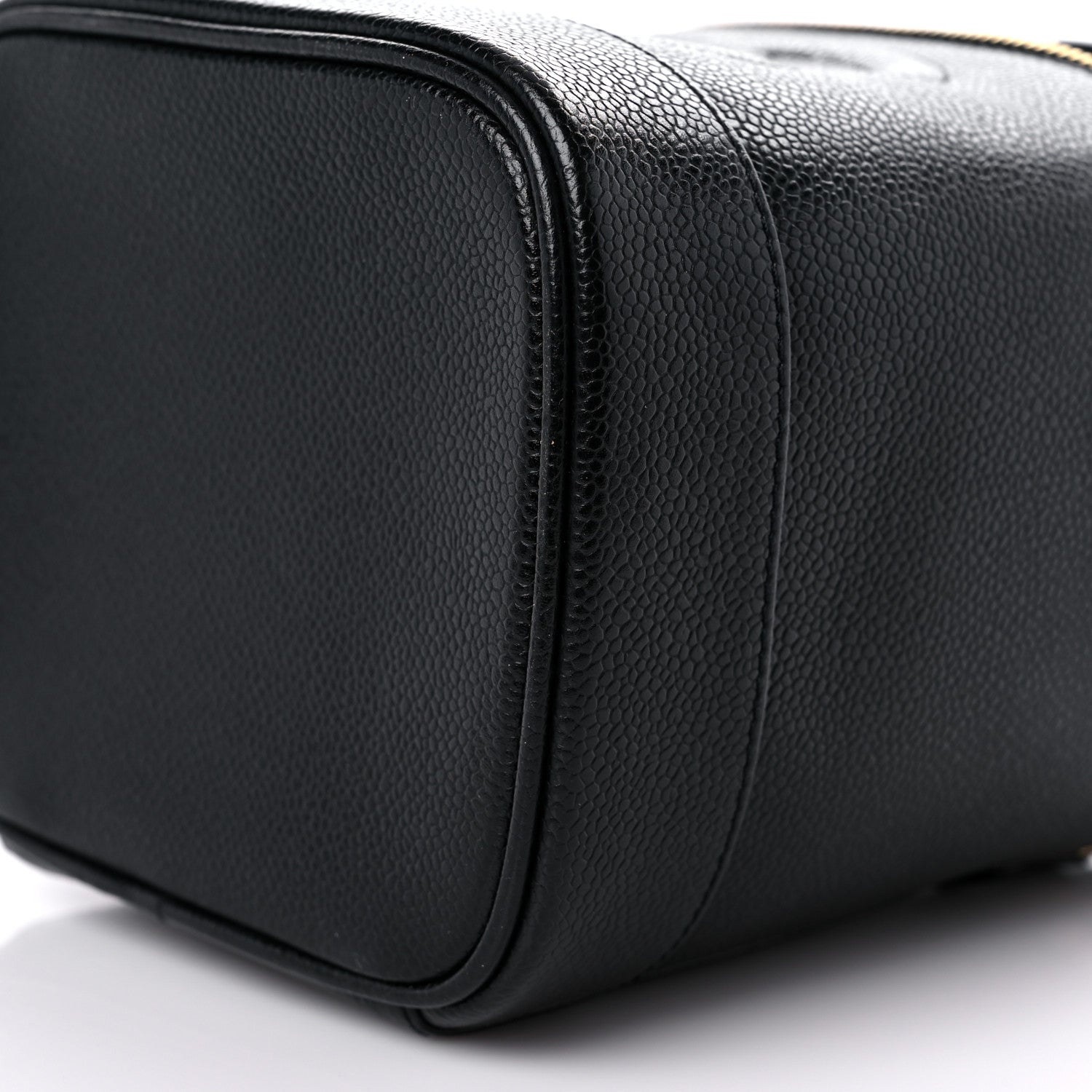 Chanel Caviar Vanity Cosmetic Case Black 10 of 13
