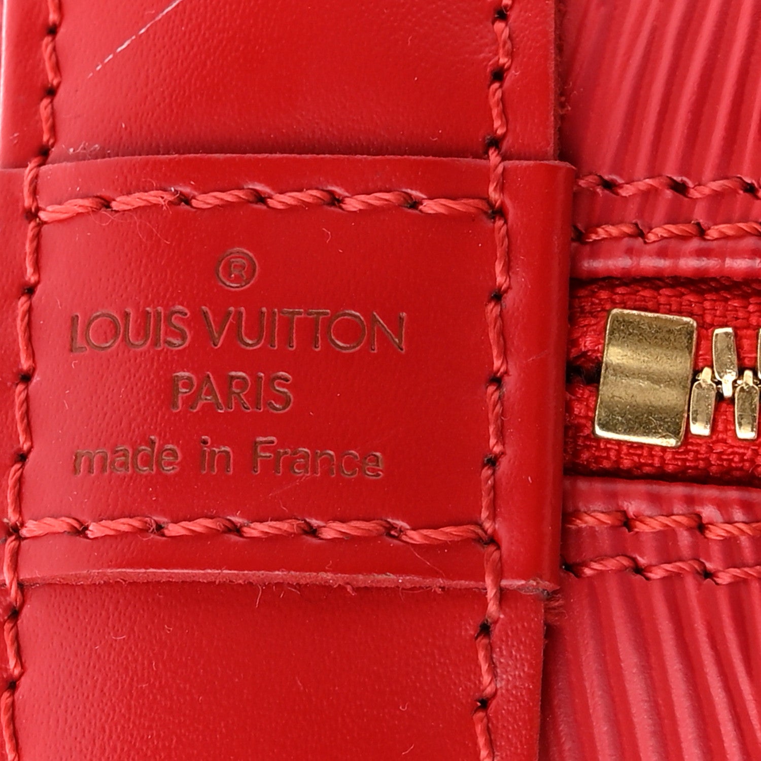 Louis Vuitton Epi Alma PM Castillan Red 6 of 15