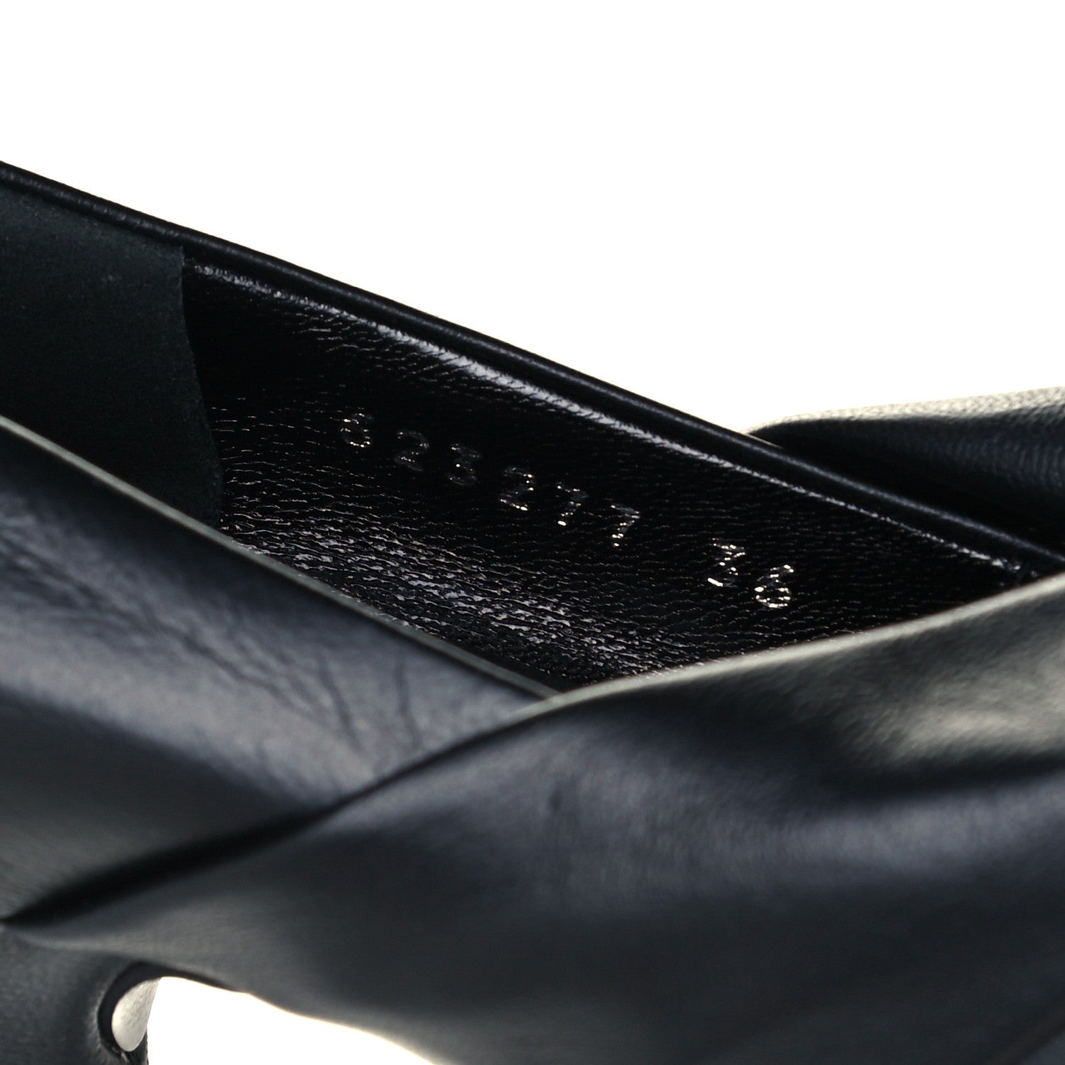 Balenciaga Smooth Nappa Drapy 110mm Pumps 36 Black 10 of 11