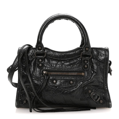 Balenciaga Agneau Arena Classic Hardware Nano Le City Black 1 of 10