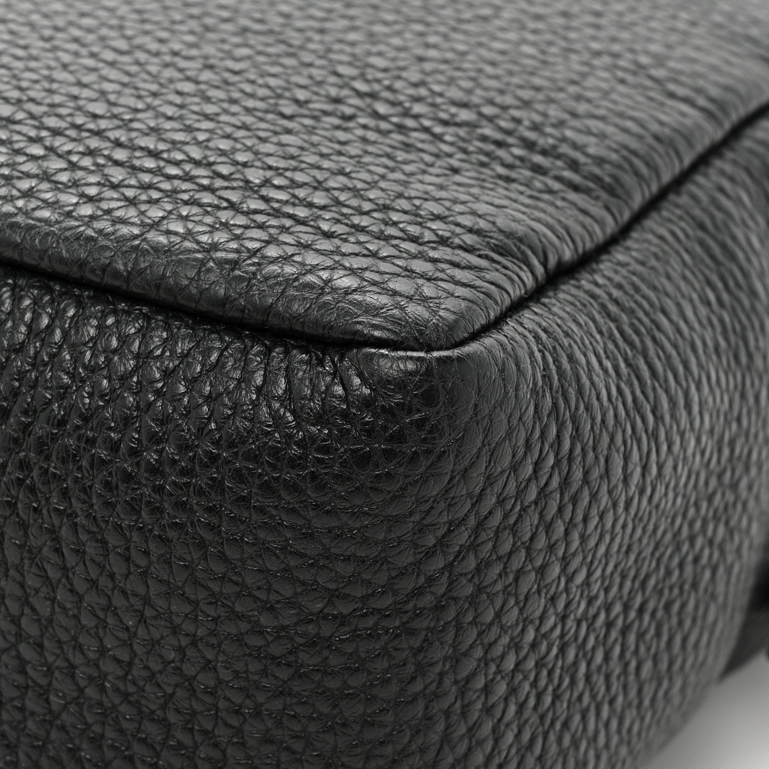 Prada Vitello Daino Soft Medium Double Zip Shoulder Bag Black 14 of 14