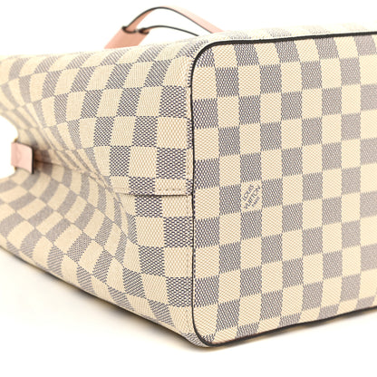 Louis Vuitton Damier Azur Neonoe MM Eau De Rose 8 of 9
